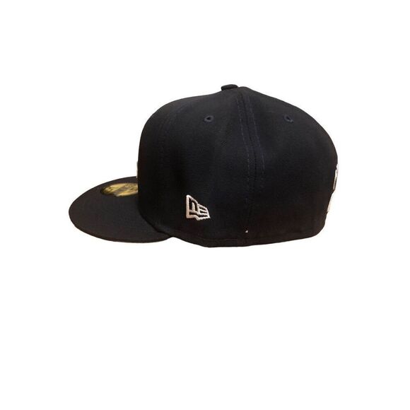 New Era New York Yankees Dual Logo 59FIFTY Fitted Hat Cap Size 7 3/4 - Picture 3 of 5